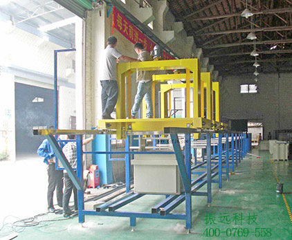 電鍍線安裝現場 電鍍線安裝現場